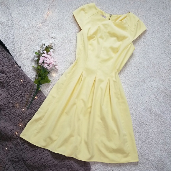 pastel yellow sundress